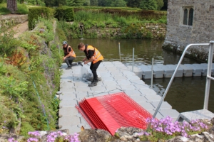 Floating pontoons