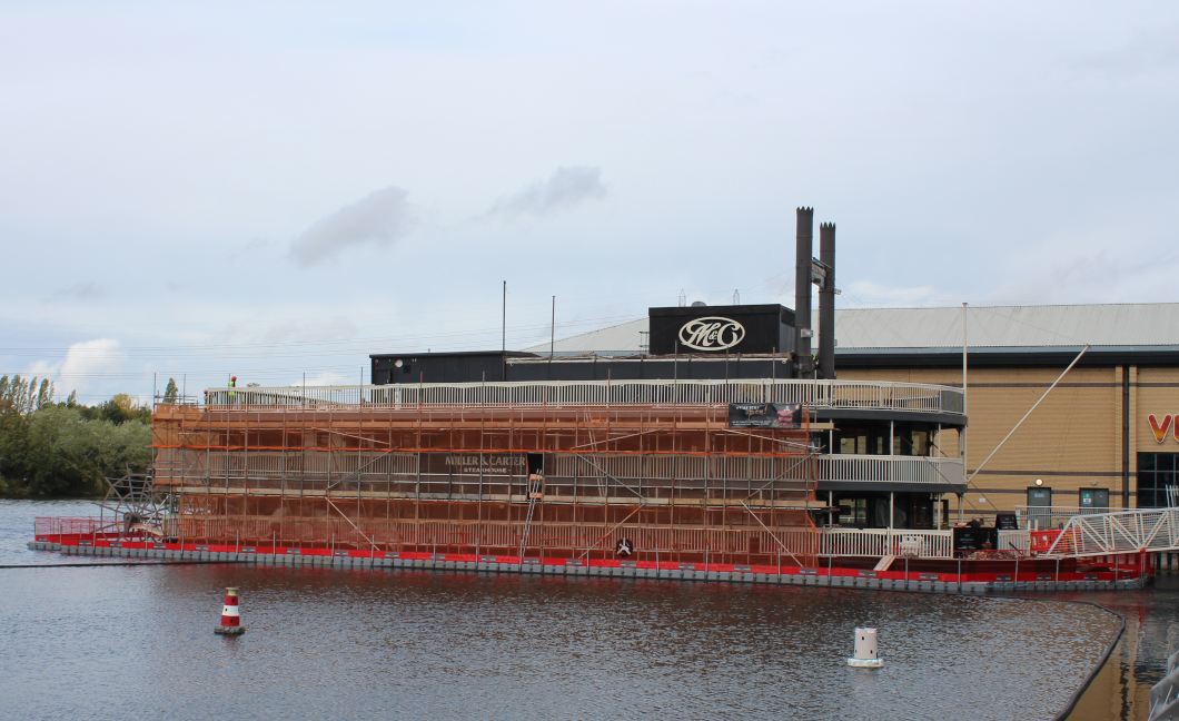 Paddle steamer renovation